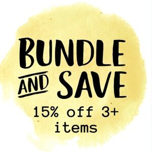 Bundle and save on 3+ items